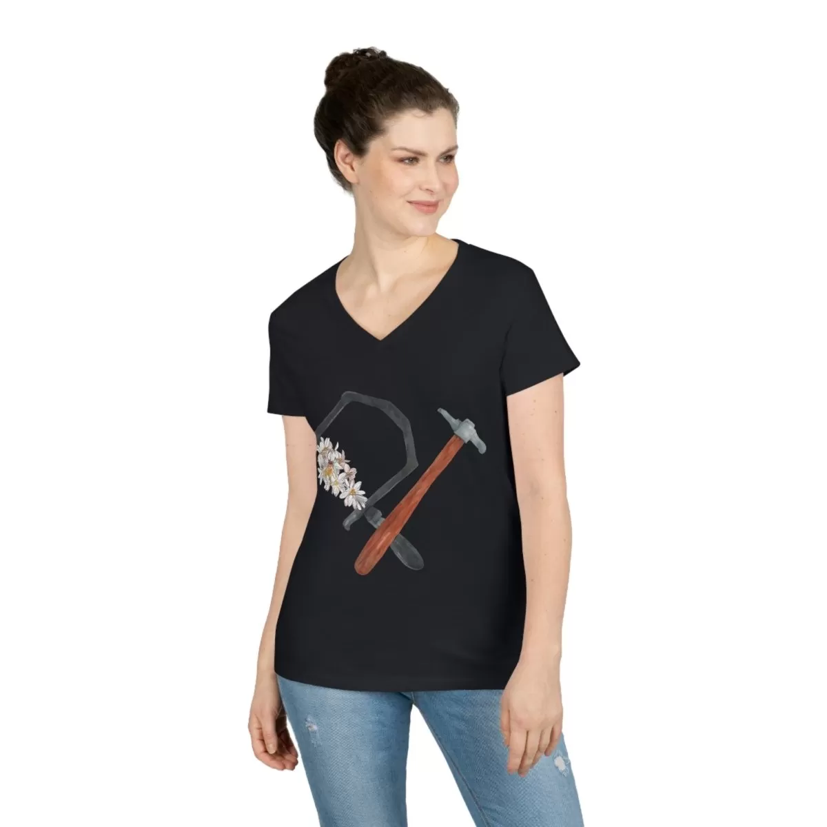 Forge & Flourish Ladies' V-Neck T-Shirt