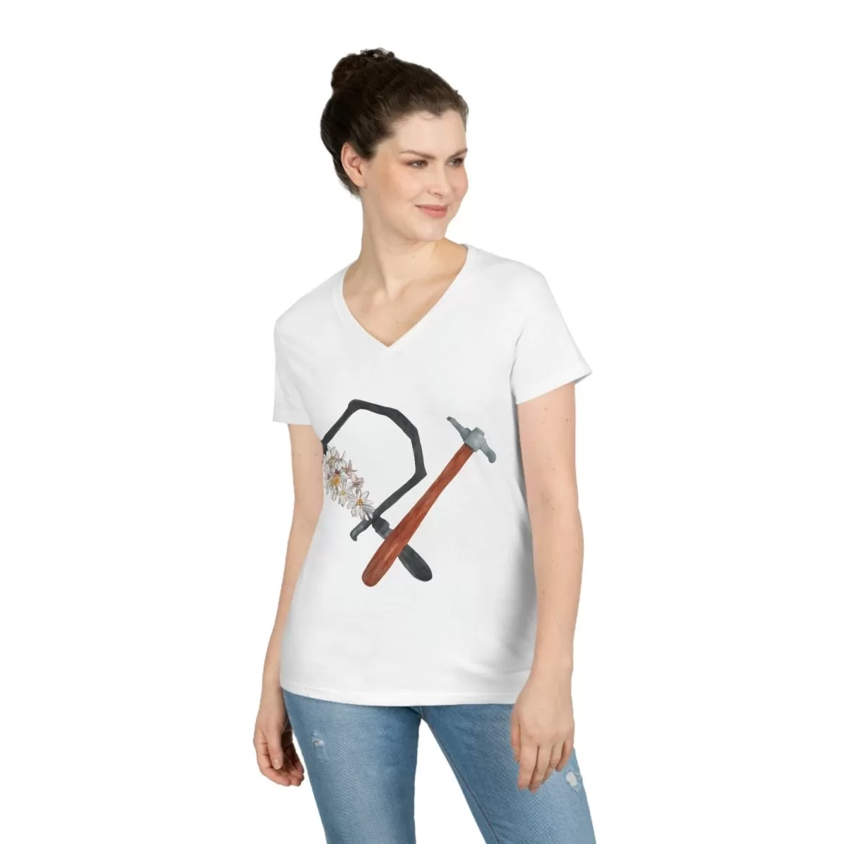 Forge & Flourish Ladies' V-Neck T-Shirt