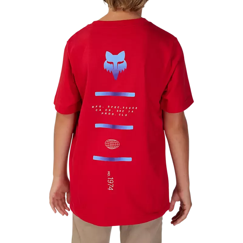 Fox Youth Magnetic Tee Flame Red