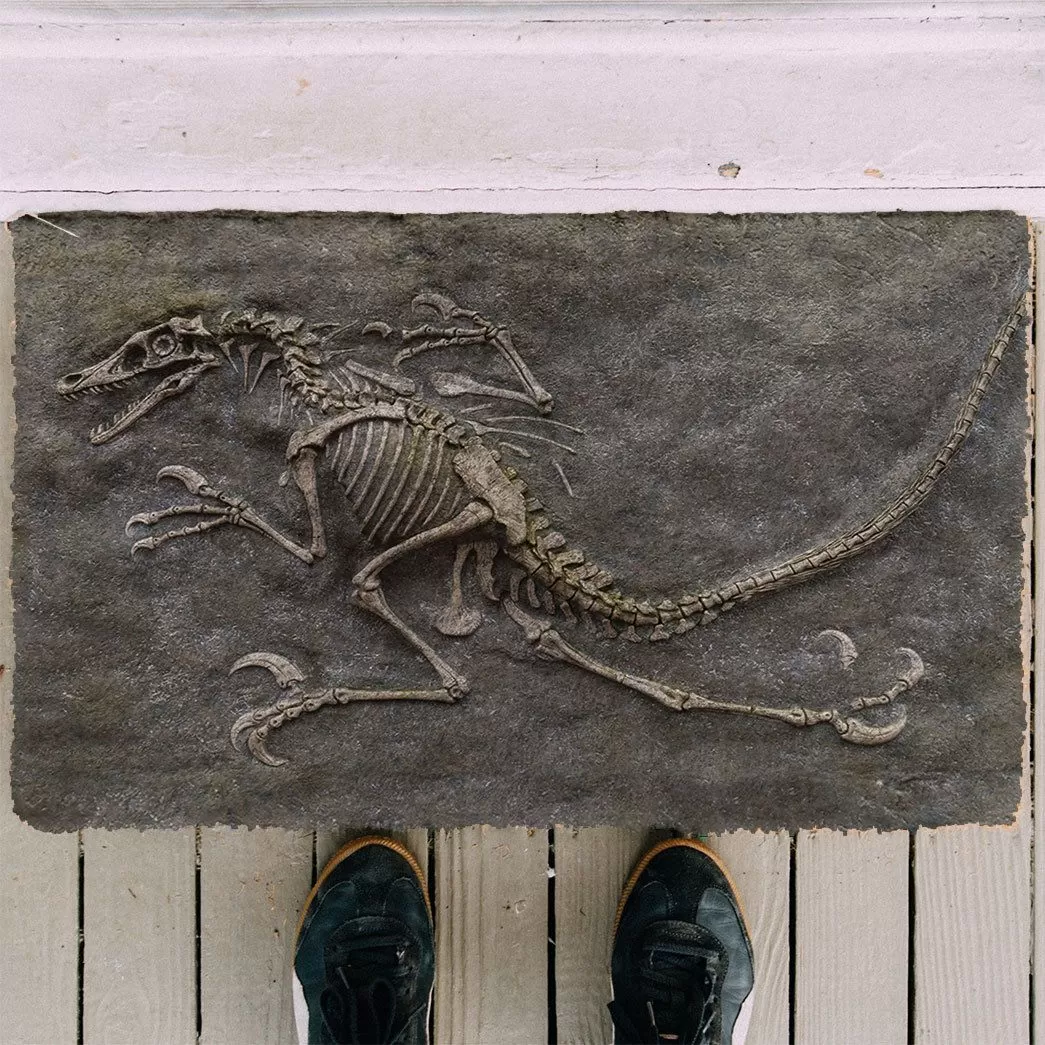 Gearhuman 3D Dinosaur Fossil Doormat