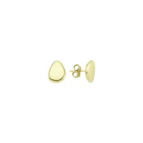 GEO GOLD STUDS 14k