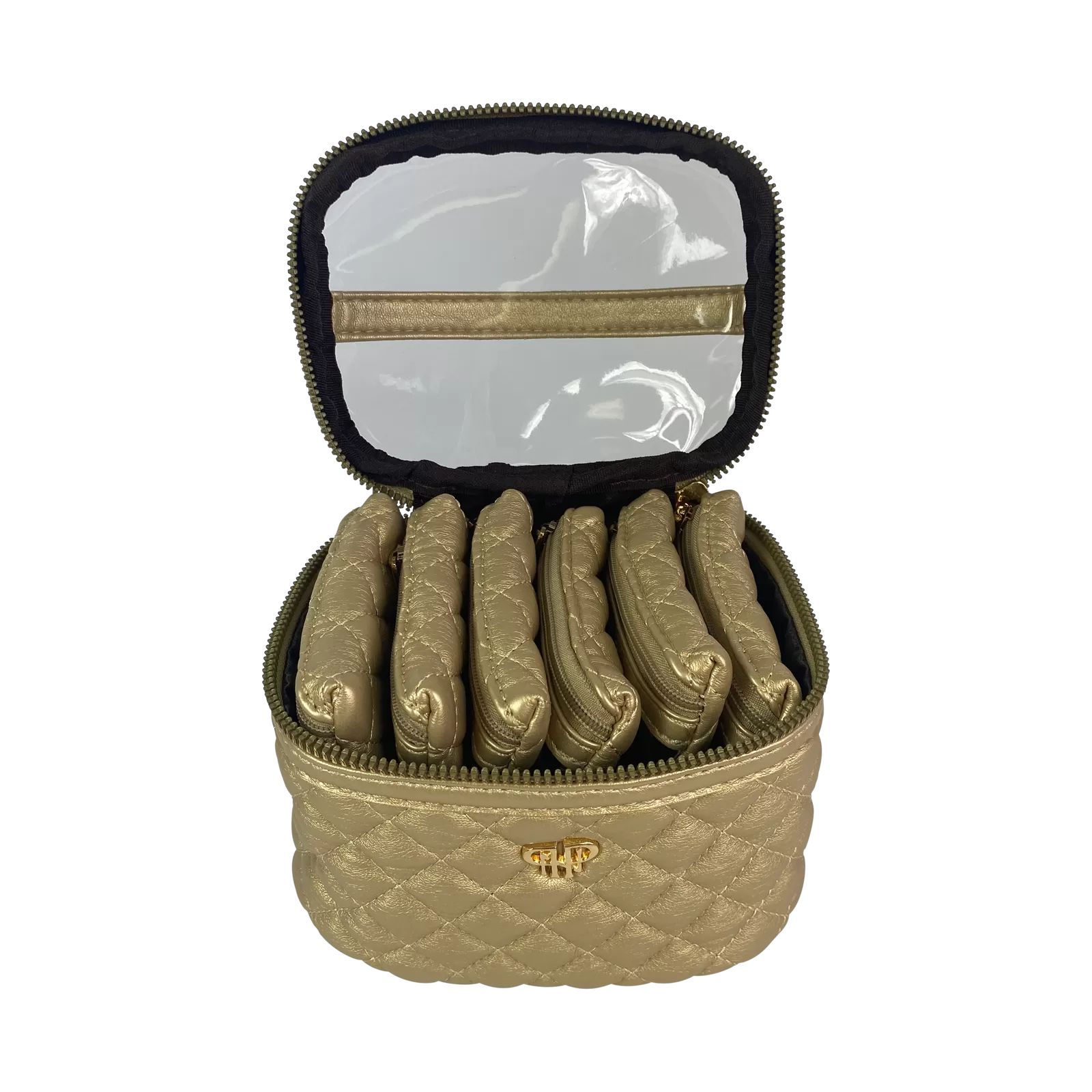 Getaway Jewelry Case - Gold Quilted