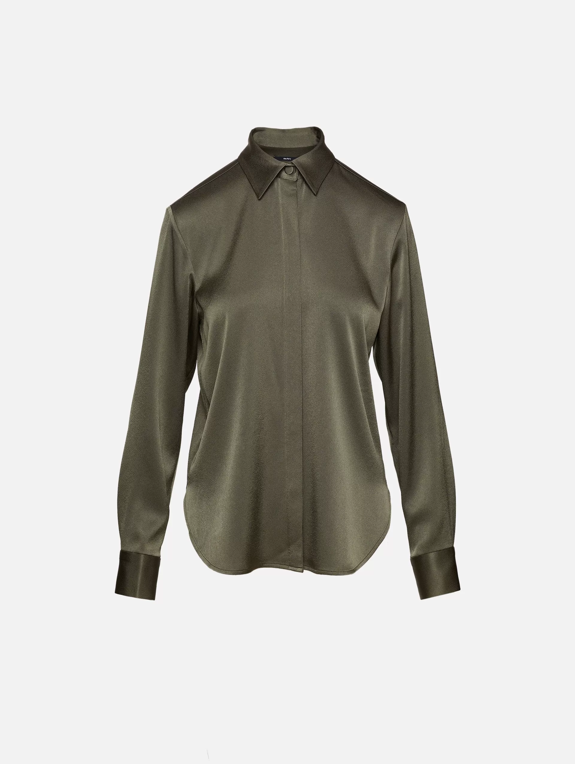 Harper Satin Fitted Shirt