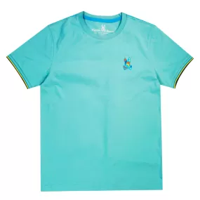 Hilsboro Chest Hit Multi Bunny Tee (Coastal Blue) /D14