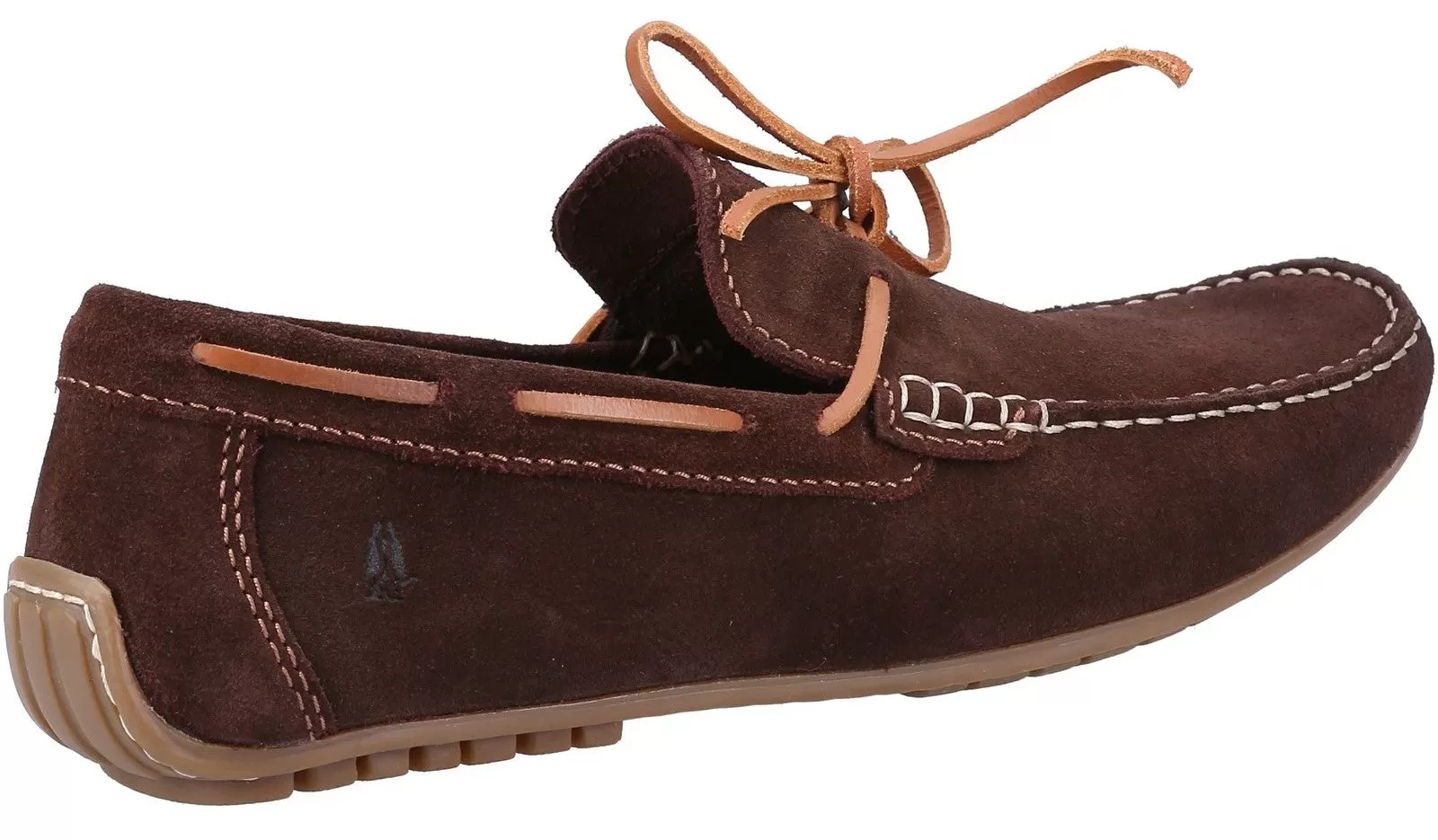 Hush Puppies Reuben Mens Suede Leather Boat Shoe