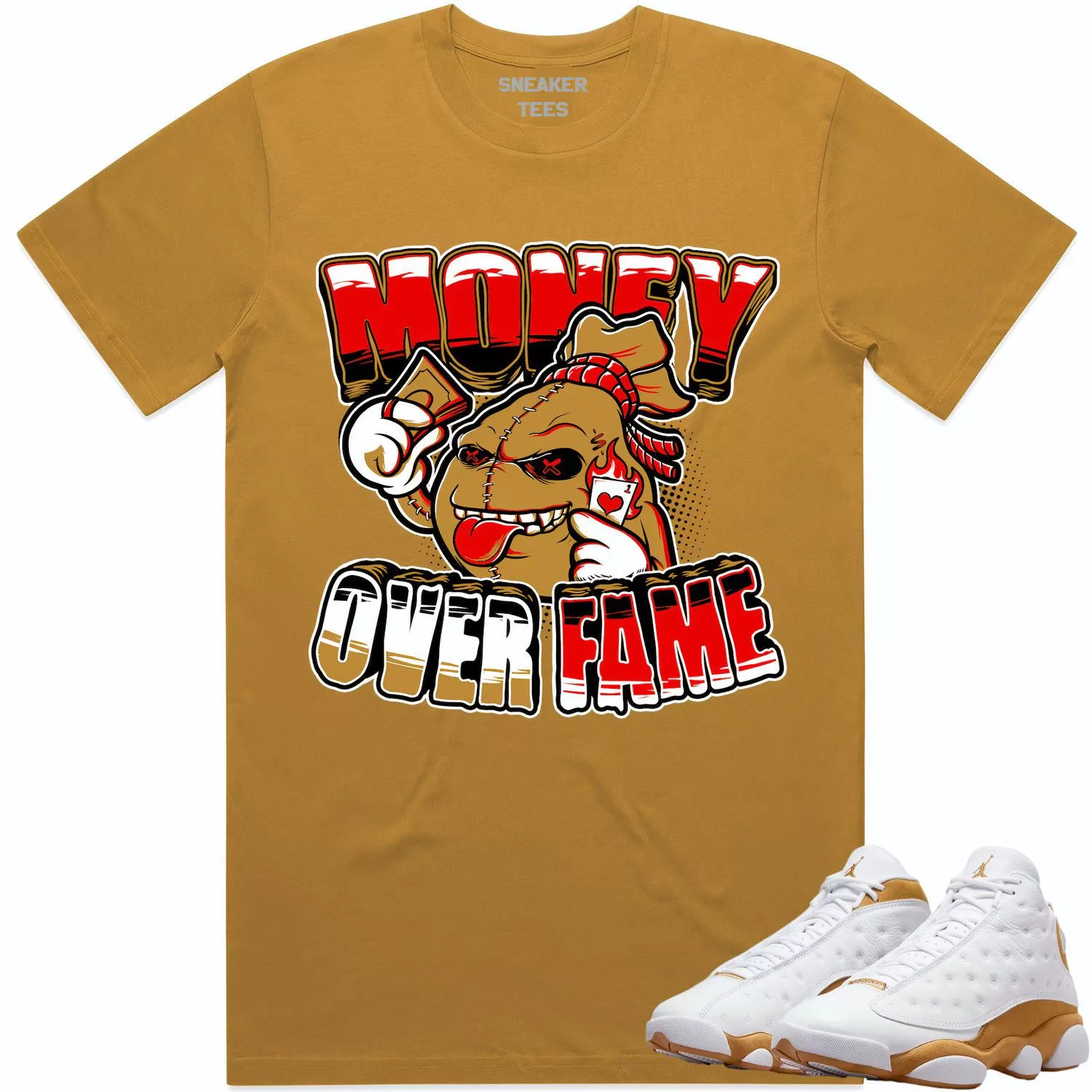 Jordan 13 Wheat 13s Shirt to Match - WHEAT MOF