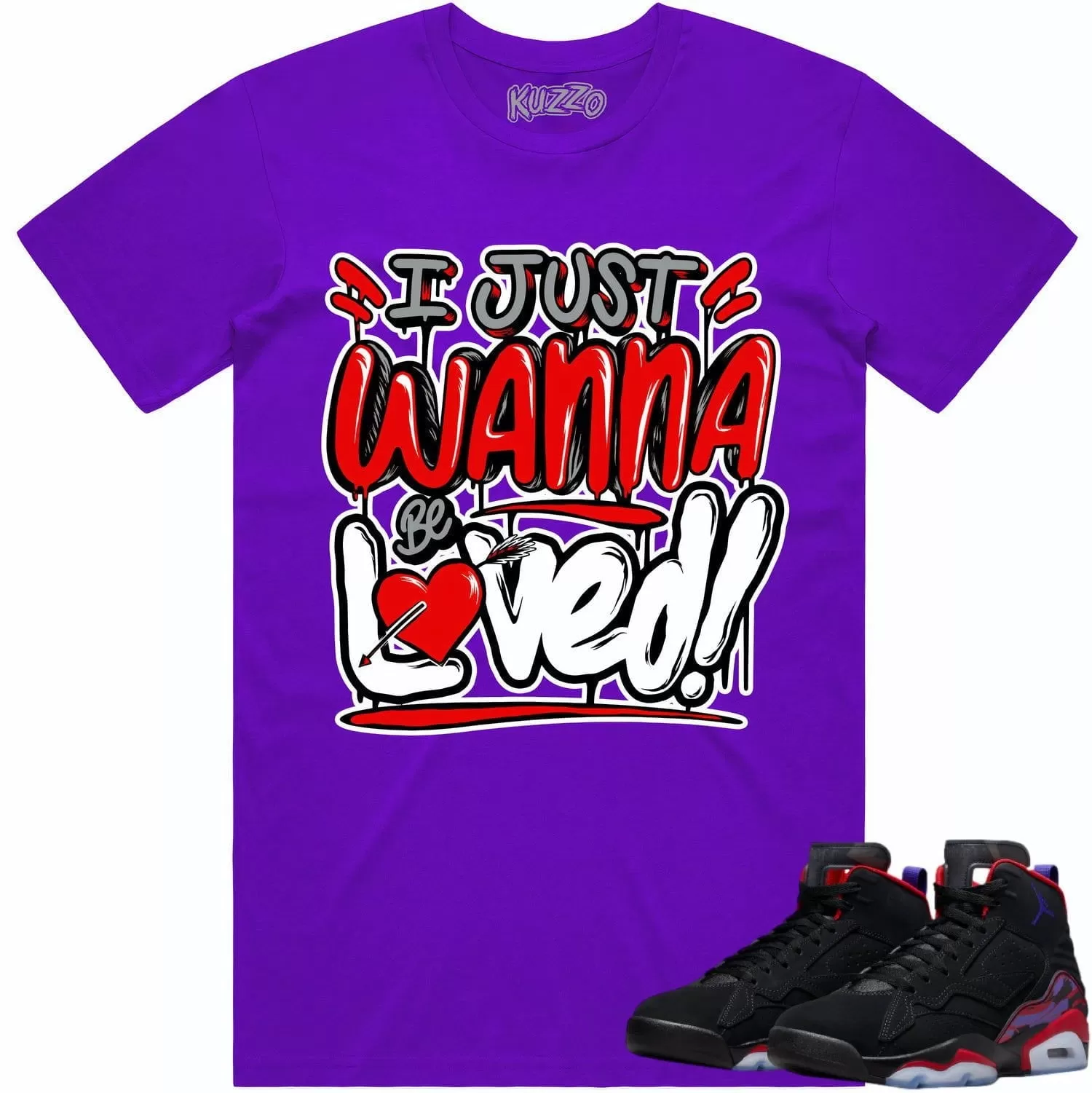 Jordan MVP Raptors Shirt to Match - RED LOVED