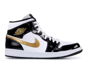 Jordan Retro 1’s Mid Patent SE Black Gold (GS)