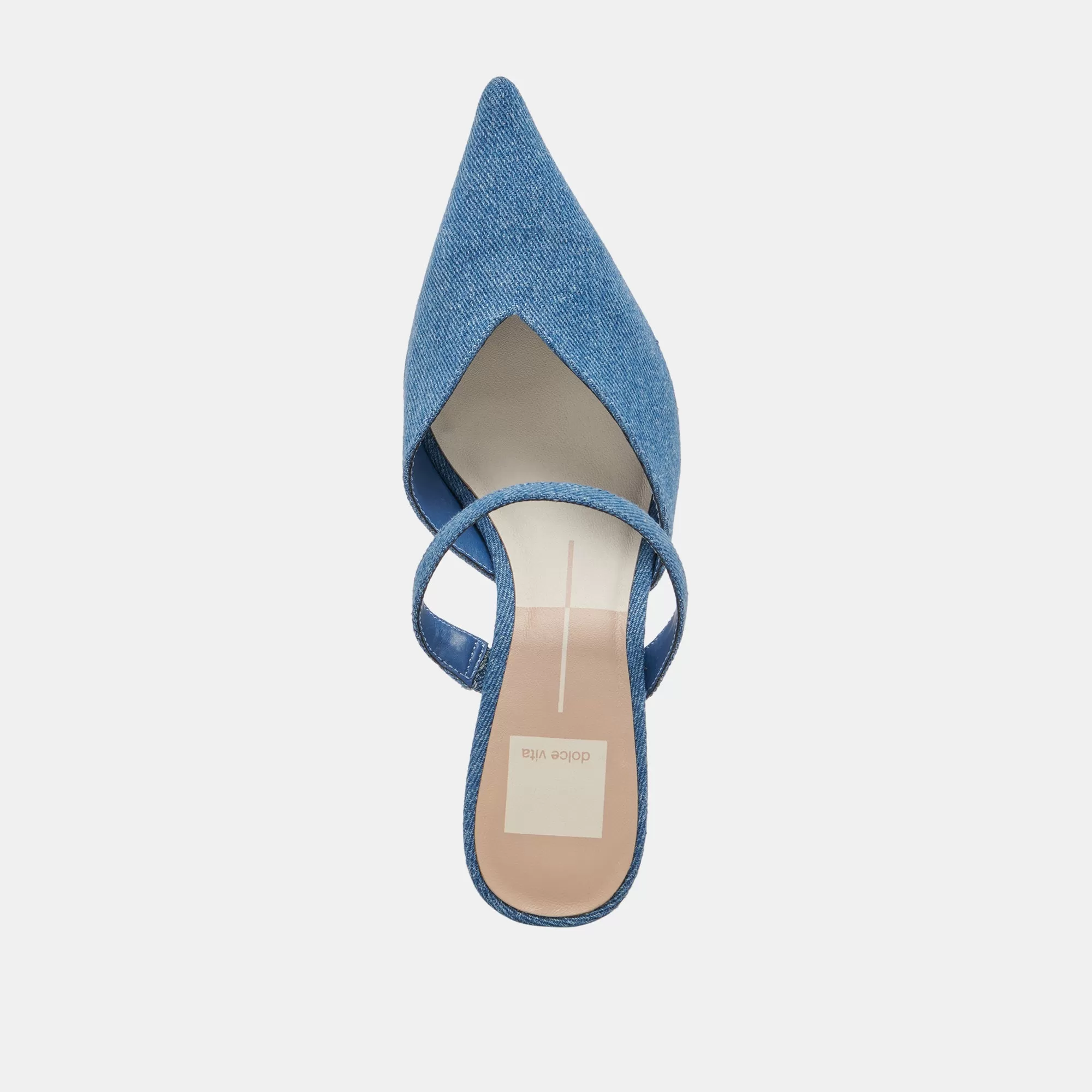 KANIKA MID HEELS BLUE DENIM