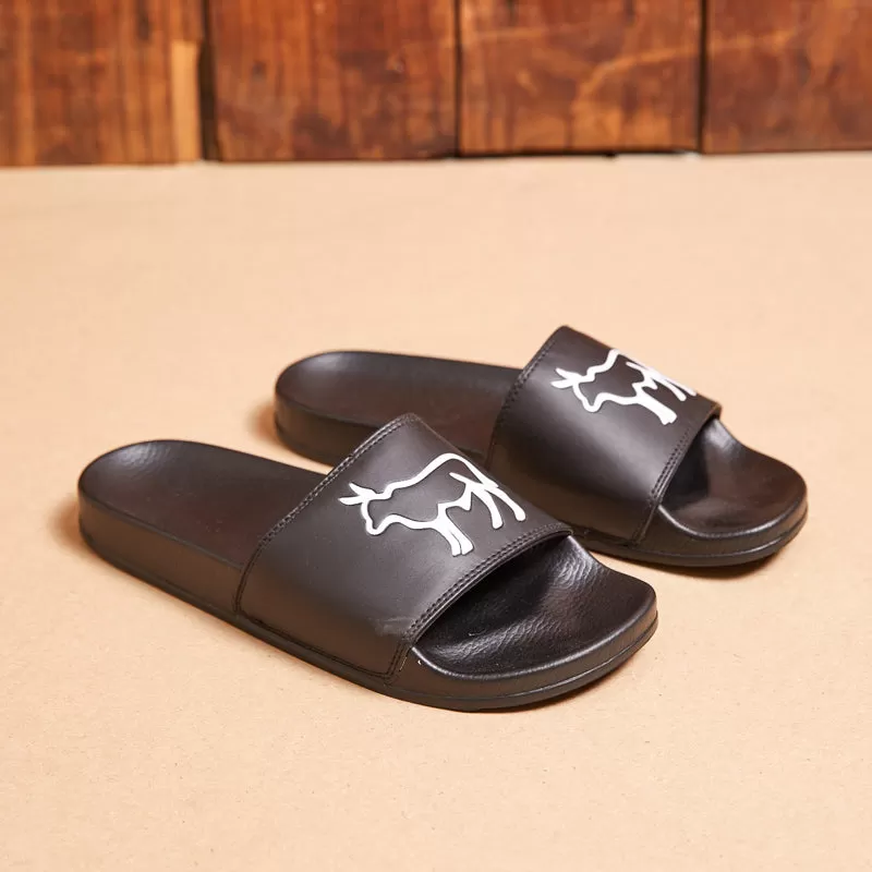 Kingsley Heath P Nguni Slide Black/White/Black