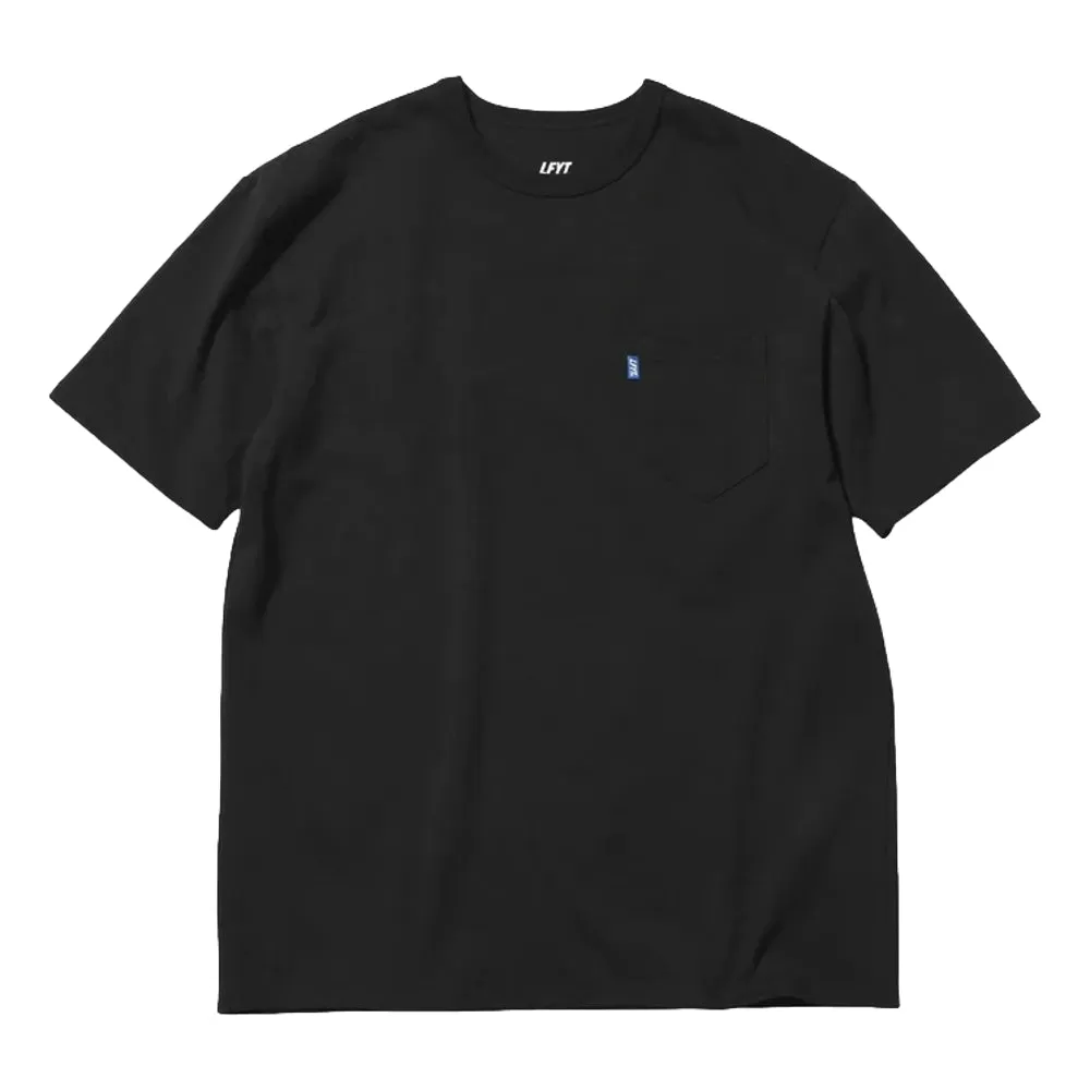 LAFAYETTE SOLID POCKET TEE-BLACK