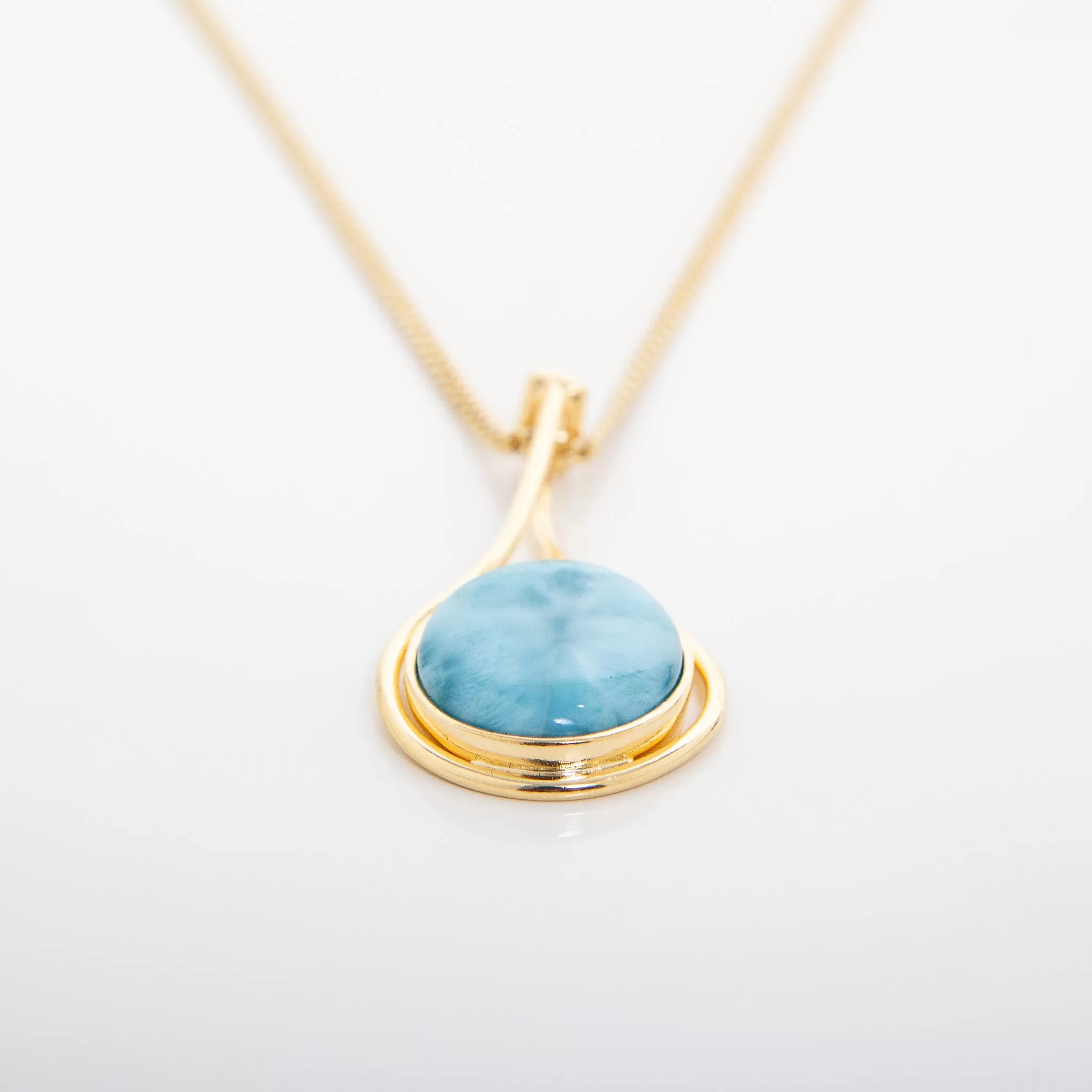 Larimar Vermeil Pendant Arwen