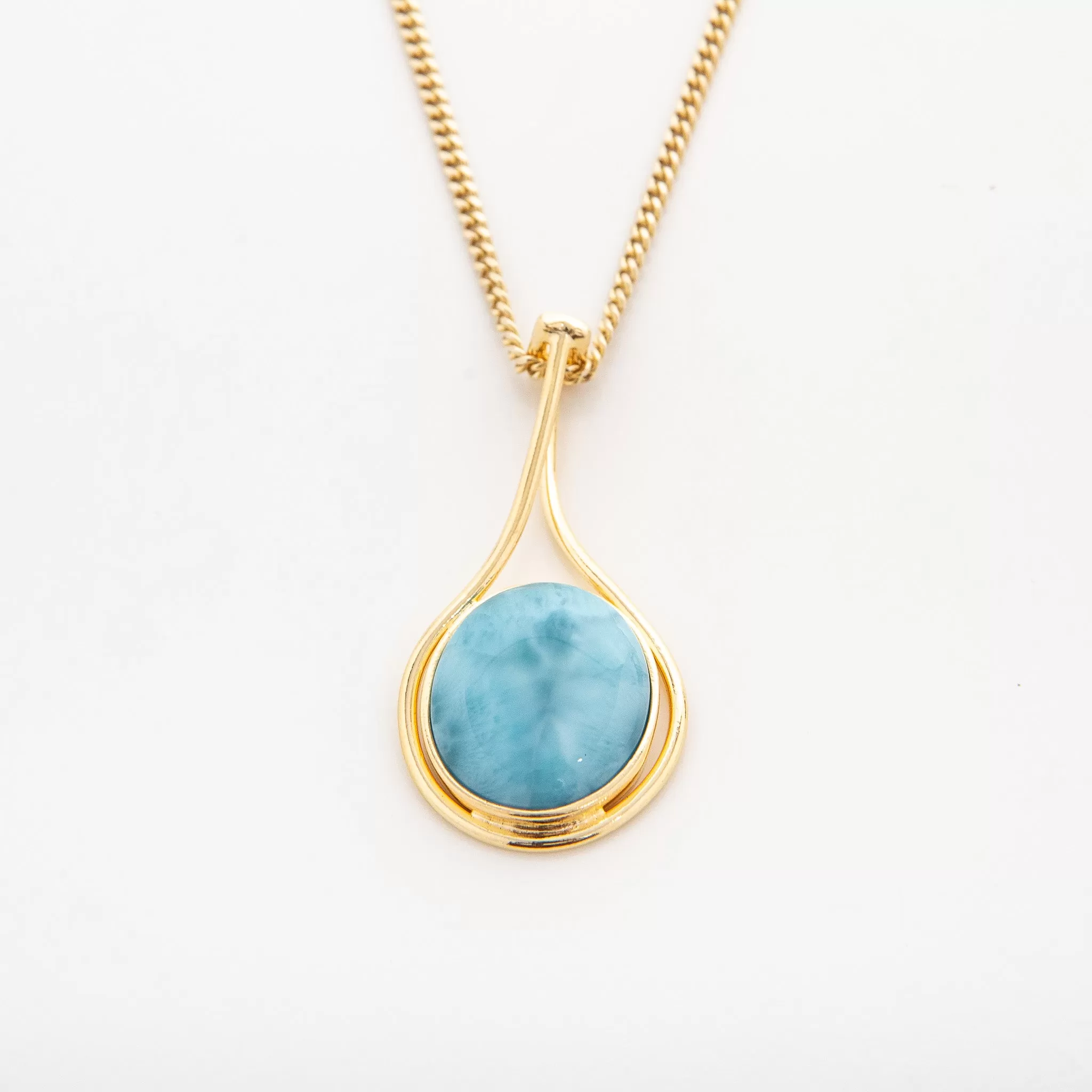 Larimar Vermeil Pendant Arwen