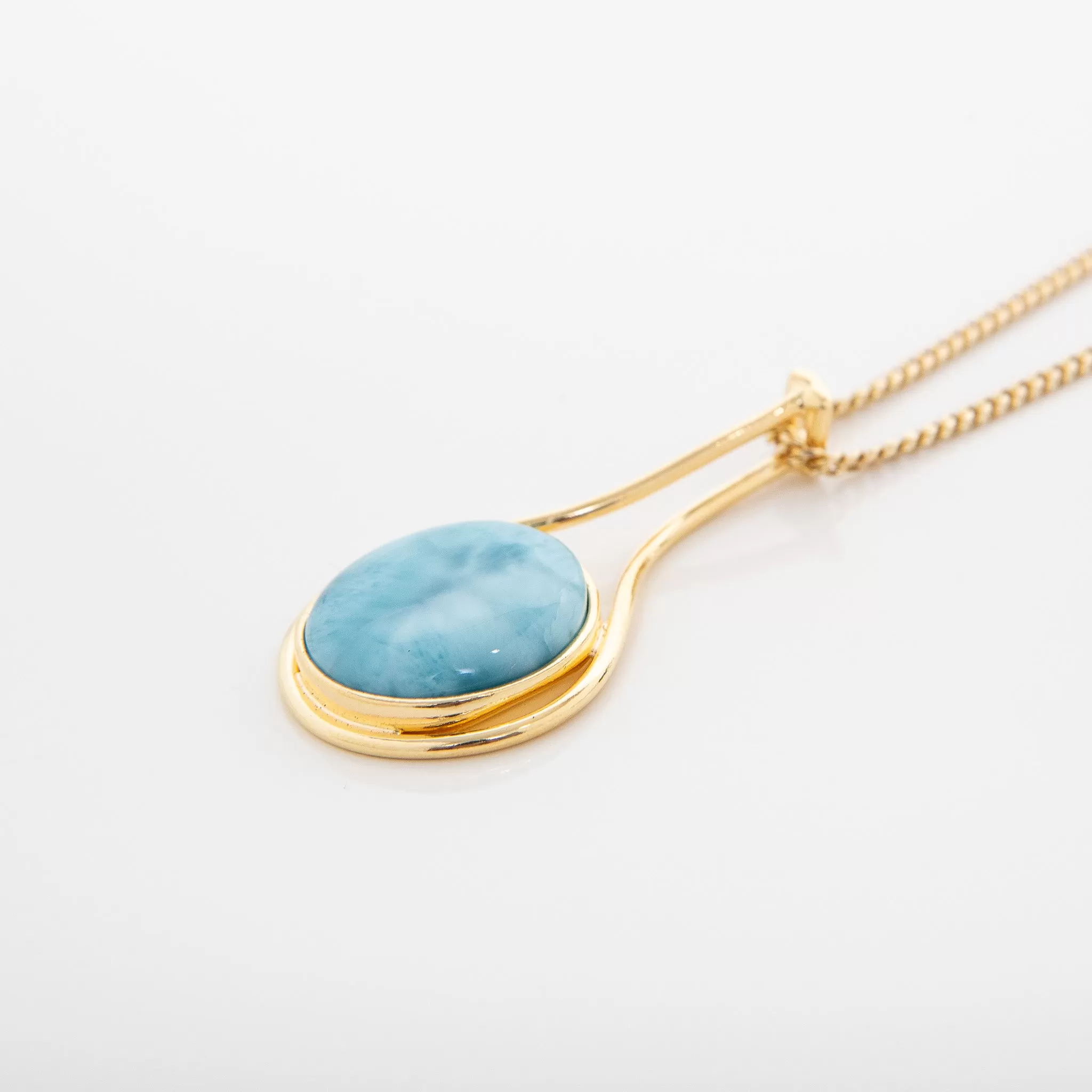 Larimar Vermeil Pendant Arwen