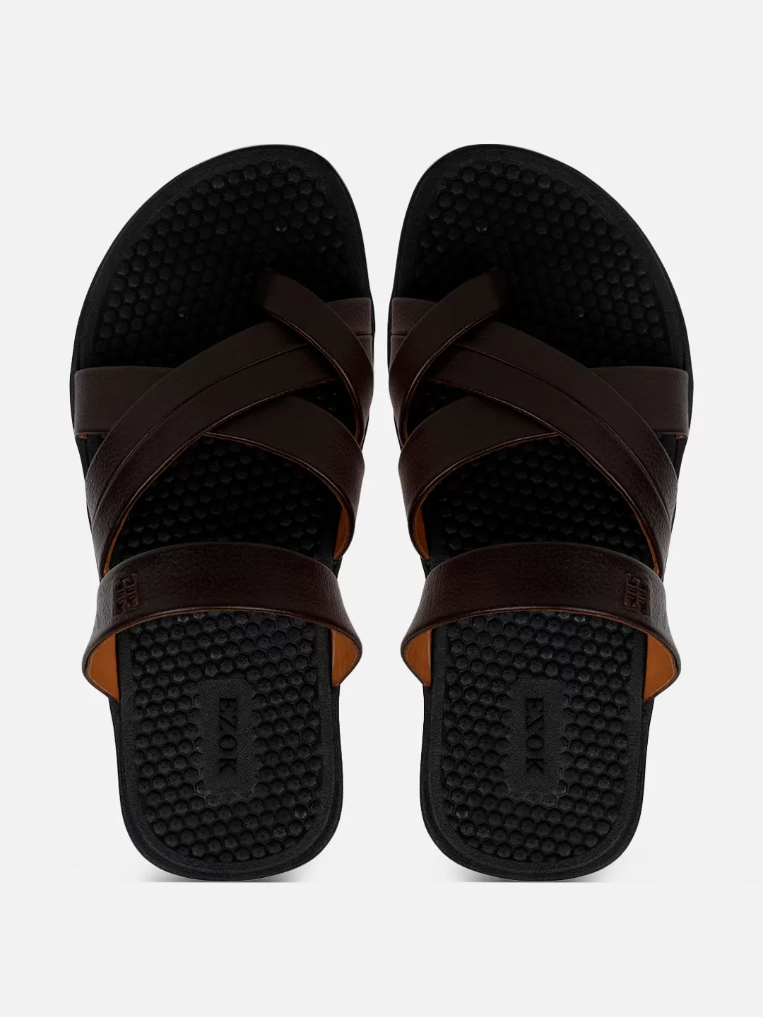 Leather sandal for men (Brown)