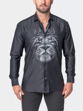 Maceoo Shirt | Fibonacci Lioncrown Black