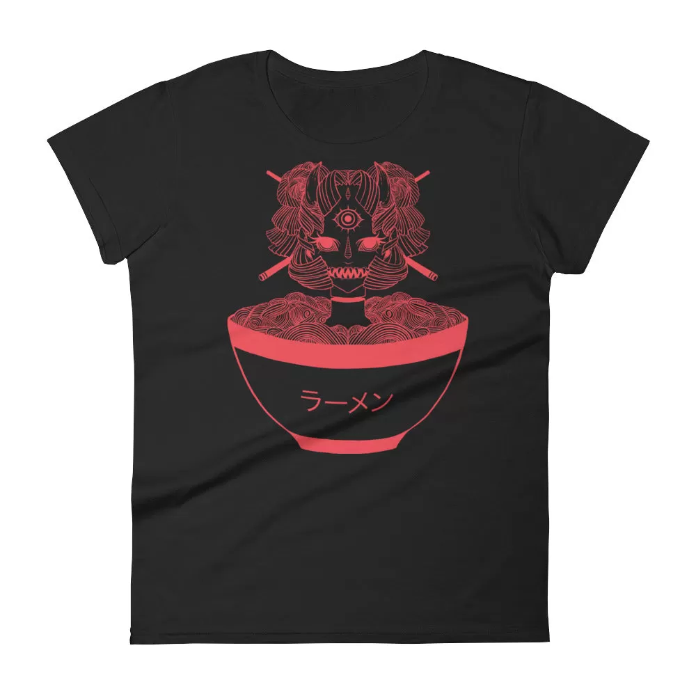 Monster Girl Ramen, Ladies T-Shirt