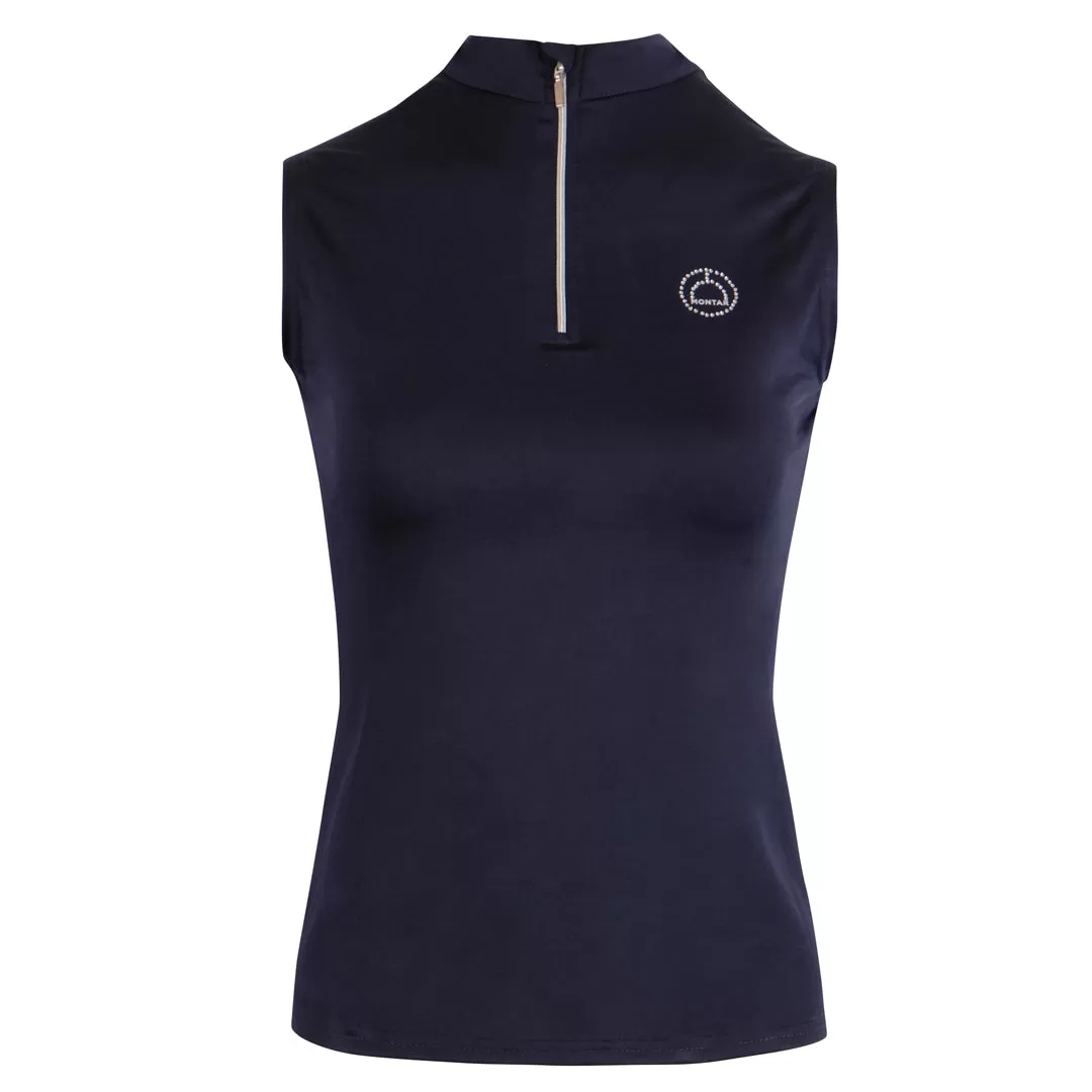 Montar Everly Crystal Detail Sleeveless Ladies Baselayer