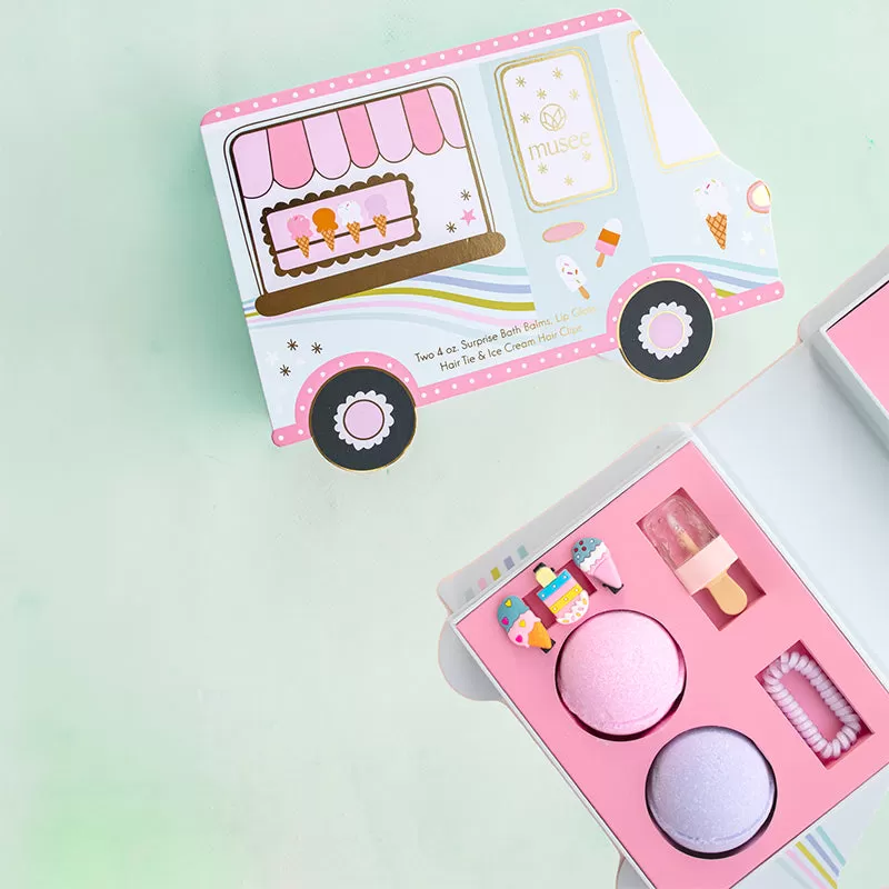 MUSEE BATH | Ice Cream Truck Bath Bomb Set