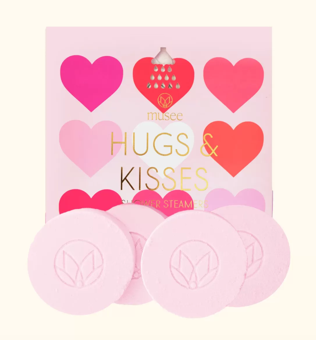 Musee Hugs and Kisses Shower Steamers