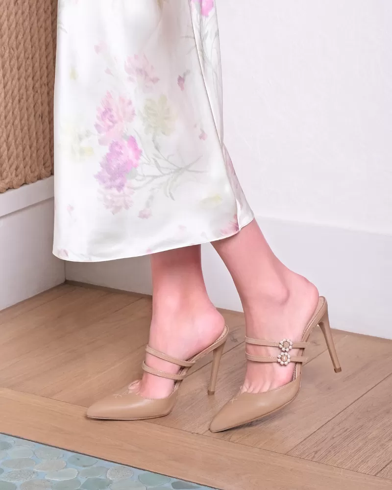 Natalie Tan High-Heel Mules