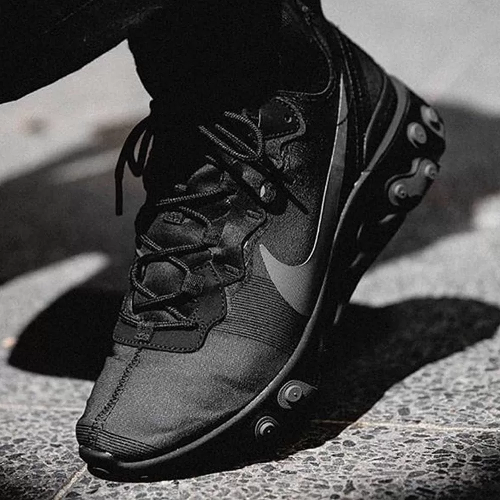 Nike React Element 55 Triple Black