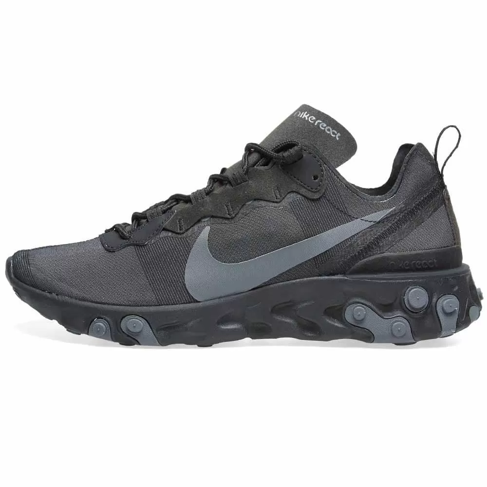 Nike React Element 55 Triple Black