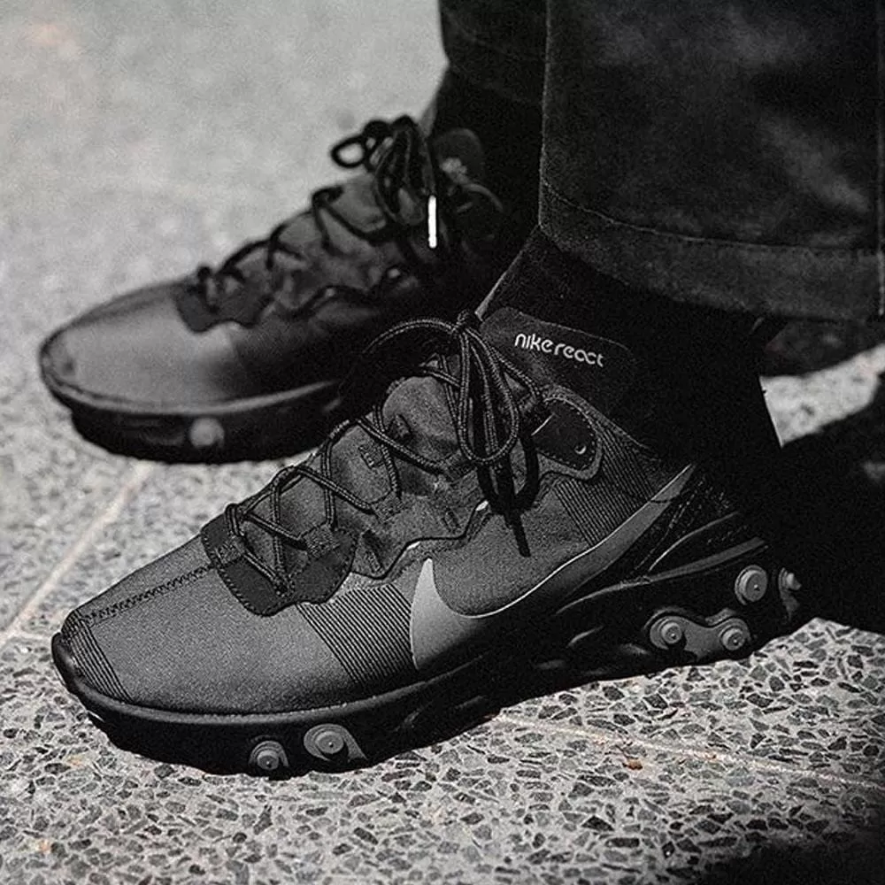 Nike React Element 55 Triple Black