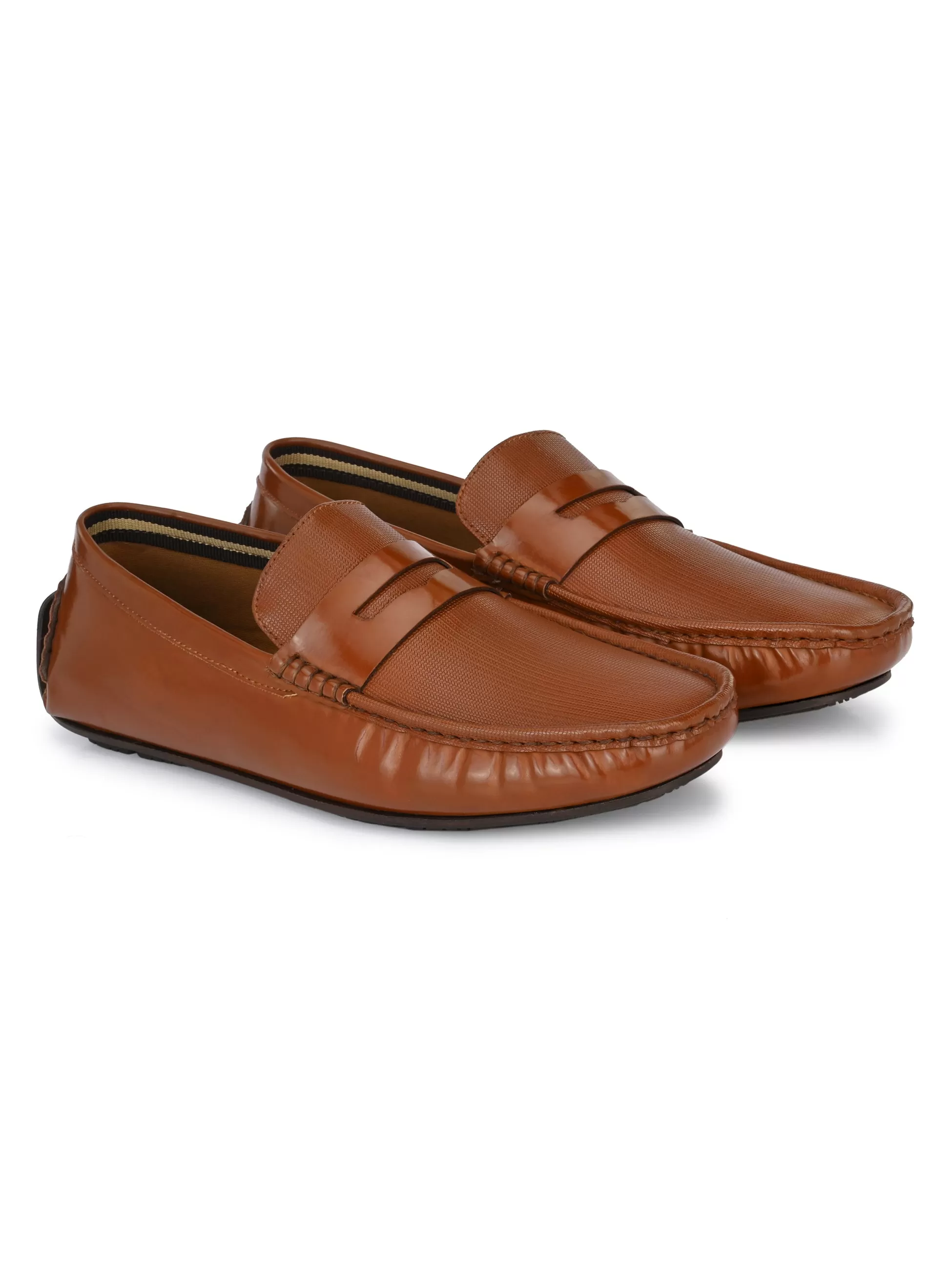 Orion Tan Casual Driving Loafers