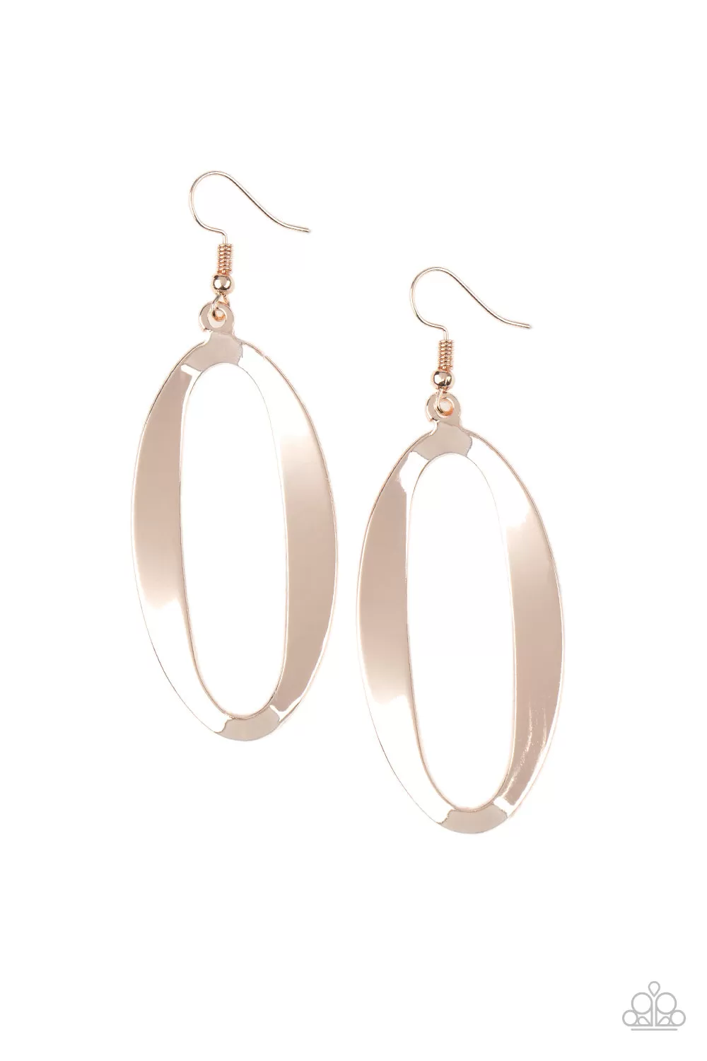 OVAL My Head - Rose Gold Earring