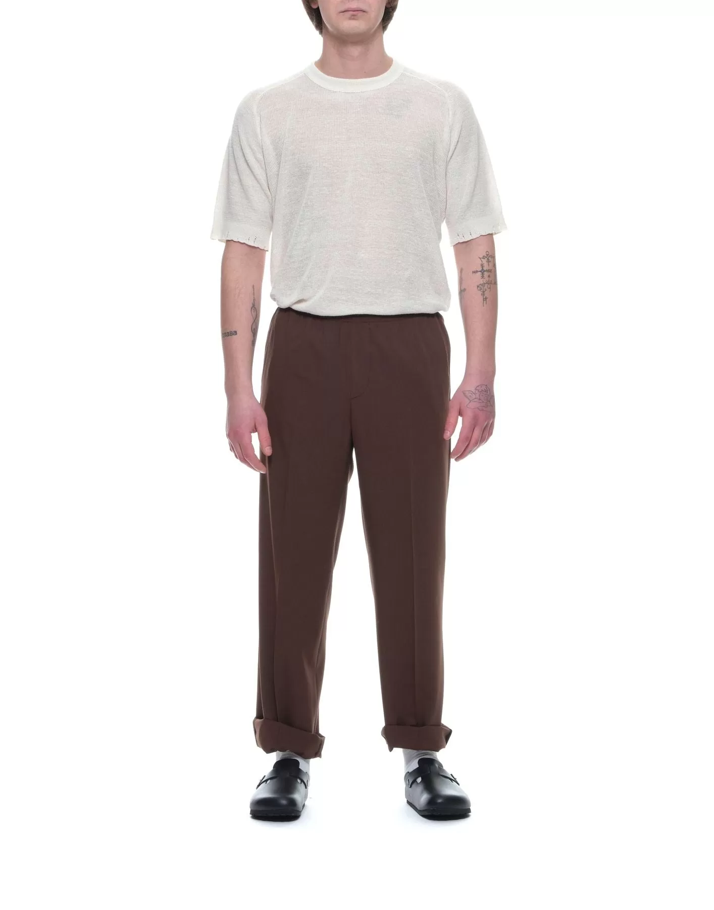 Pants for man TA110530 ALFONSO 8 CELLAR DOOR