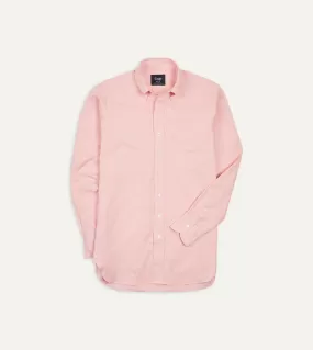 Pink Pinpoint Oxford Cotton Cloth Button-Down Shirt