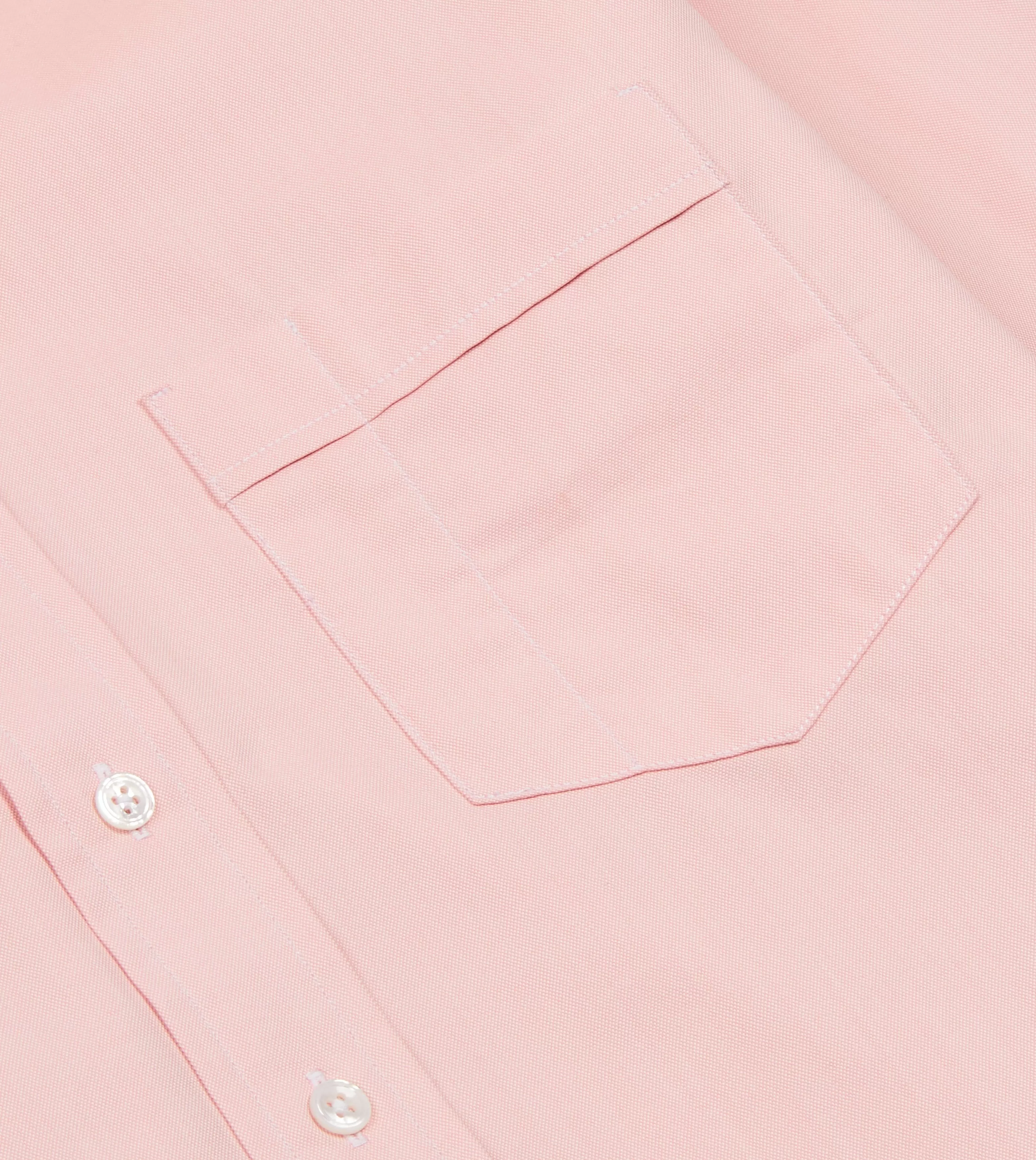 Pink Pinpoint Oxford Cotton Cloth Button-Down Shirt