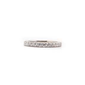 Platinum Diamond Wedding Band 0.96 CTW