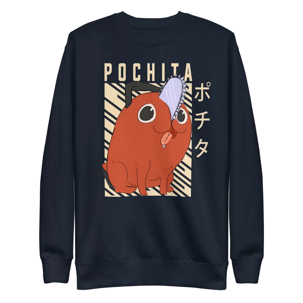 Pochita Crewneck Sweatshirt Chainsaw Man