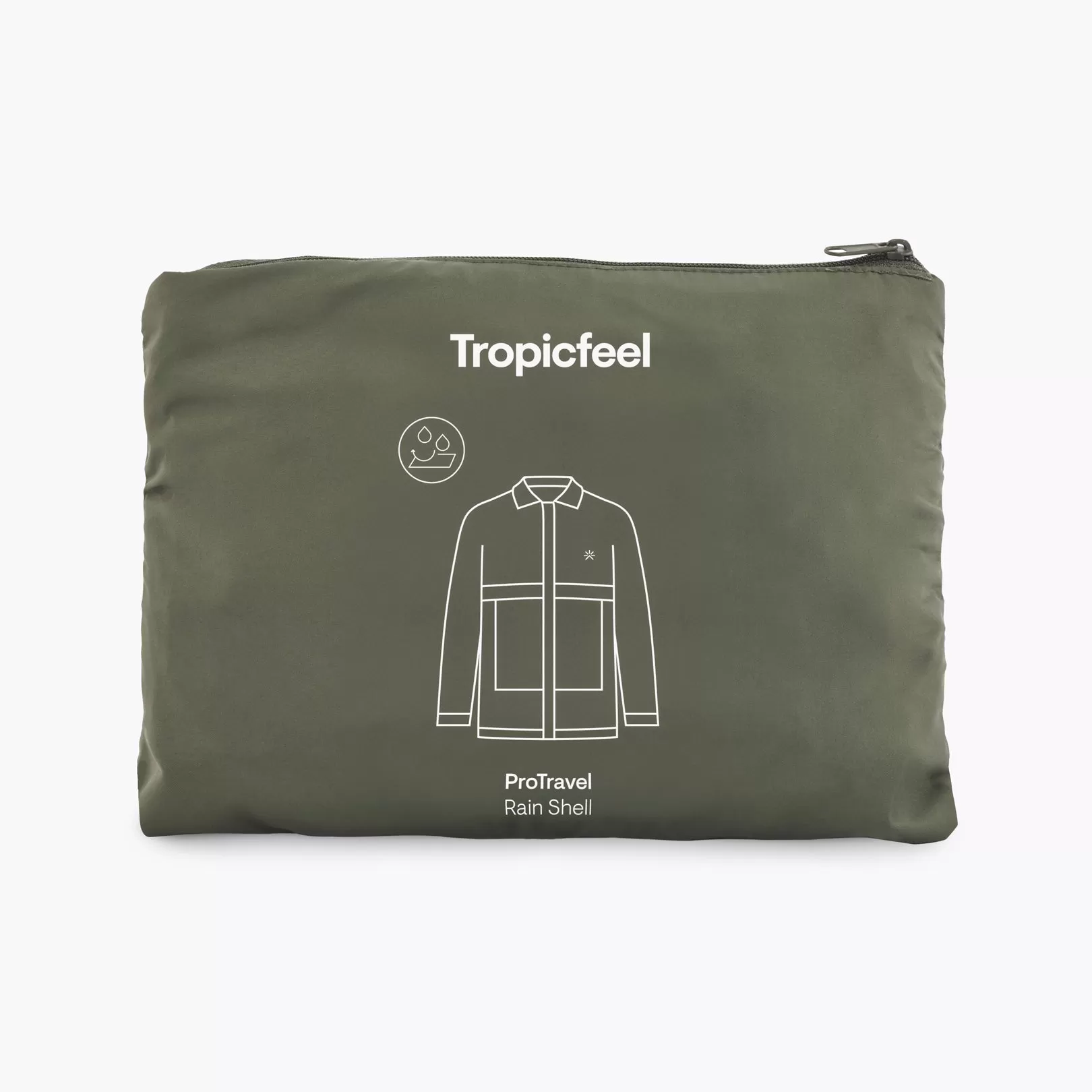 ProTravel™ Rain Shell Forest Green