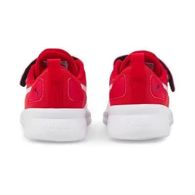 Puma Flyer Runner V Infant children's sneakers 192930 32 high risk red-white