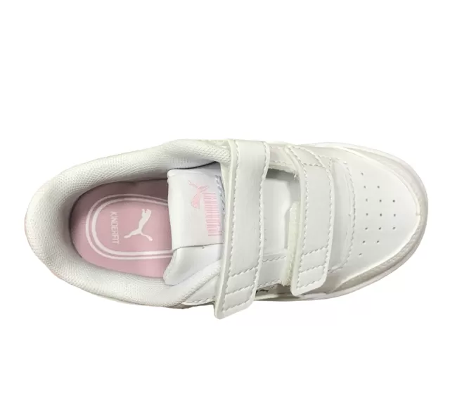 Puma Shuffle V Inf girl's tear-off sneaker shoe 375690 04 white-pink