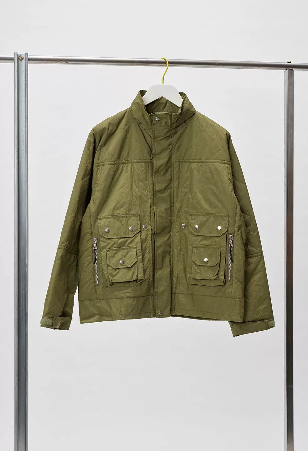 Quilted Nylon Hunting Jacket / Olive