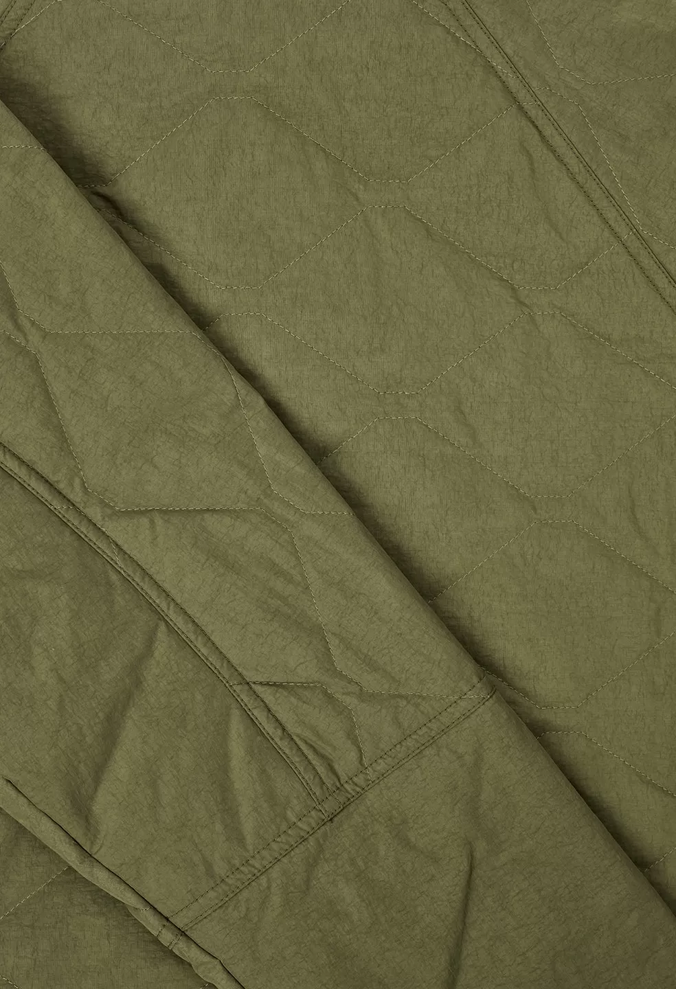 Quilted Nylon Hunting Jacket / Olive