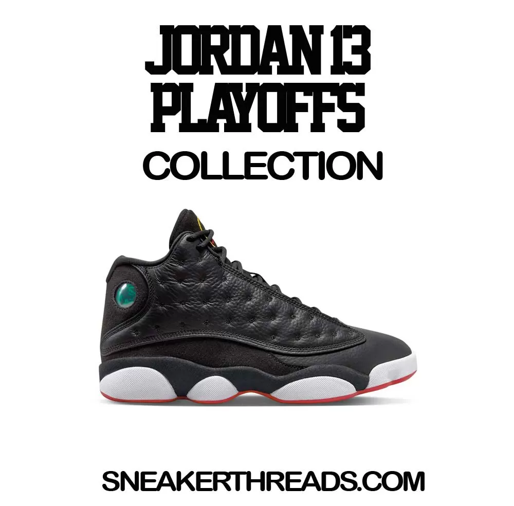 Retro 13 Playoff Shirt - Love Wins - Black