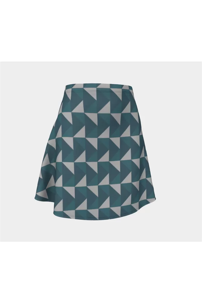 Right Angles Flare Skirt