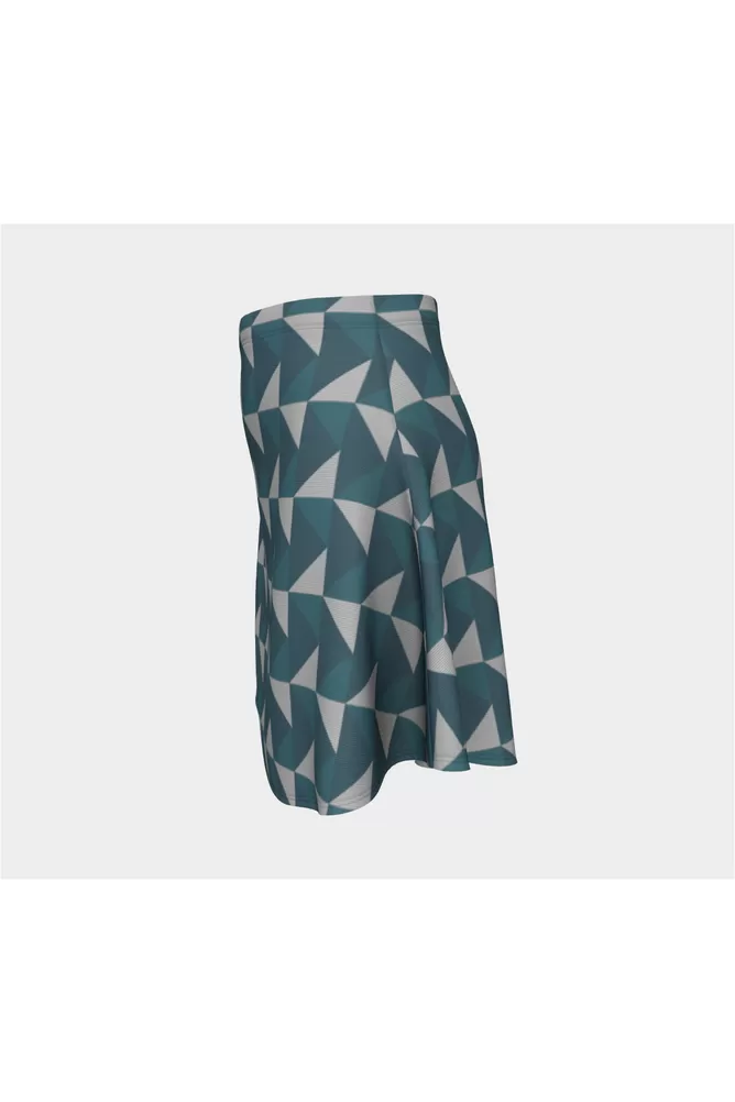 Right Angles Flare Skirt