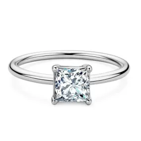 RSR-371 Original Moissanite Princes Cut Diamond Ring