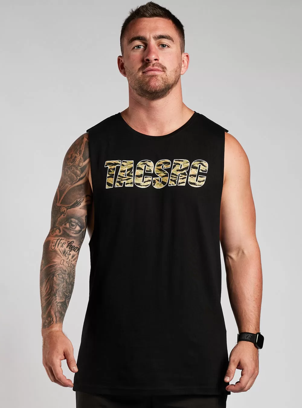 SALE - TacSource Tiger Stripe Tank - Black