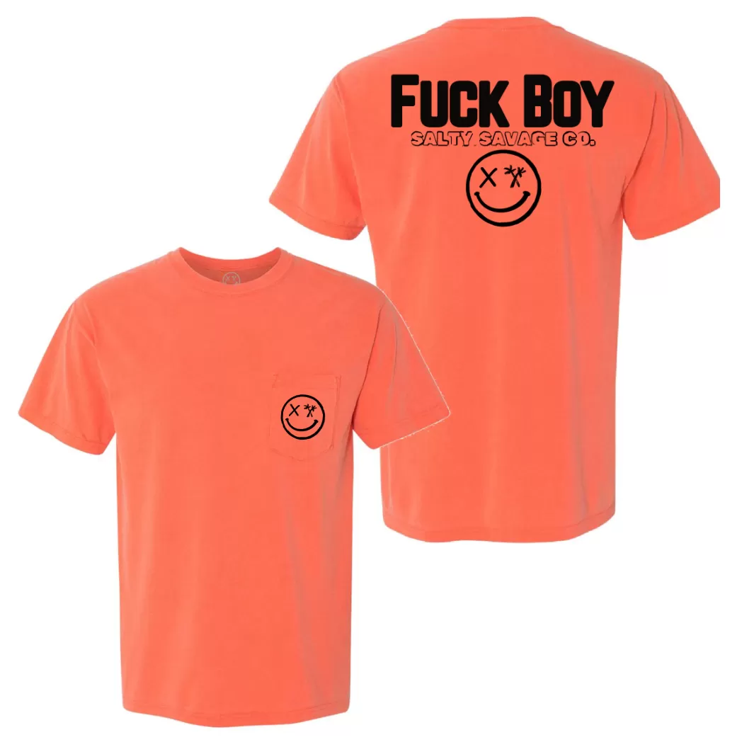 Salty Savage "FUCK BOY" Pocket Tee