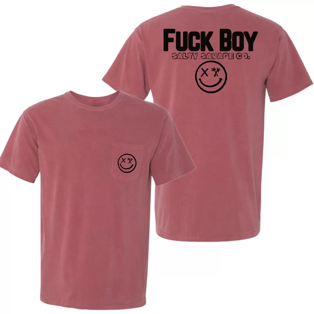 Salty Savage "FUCK BOY" Pocket Tee