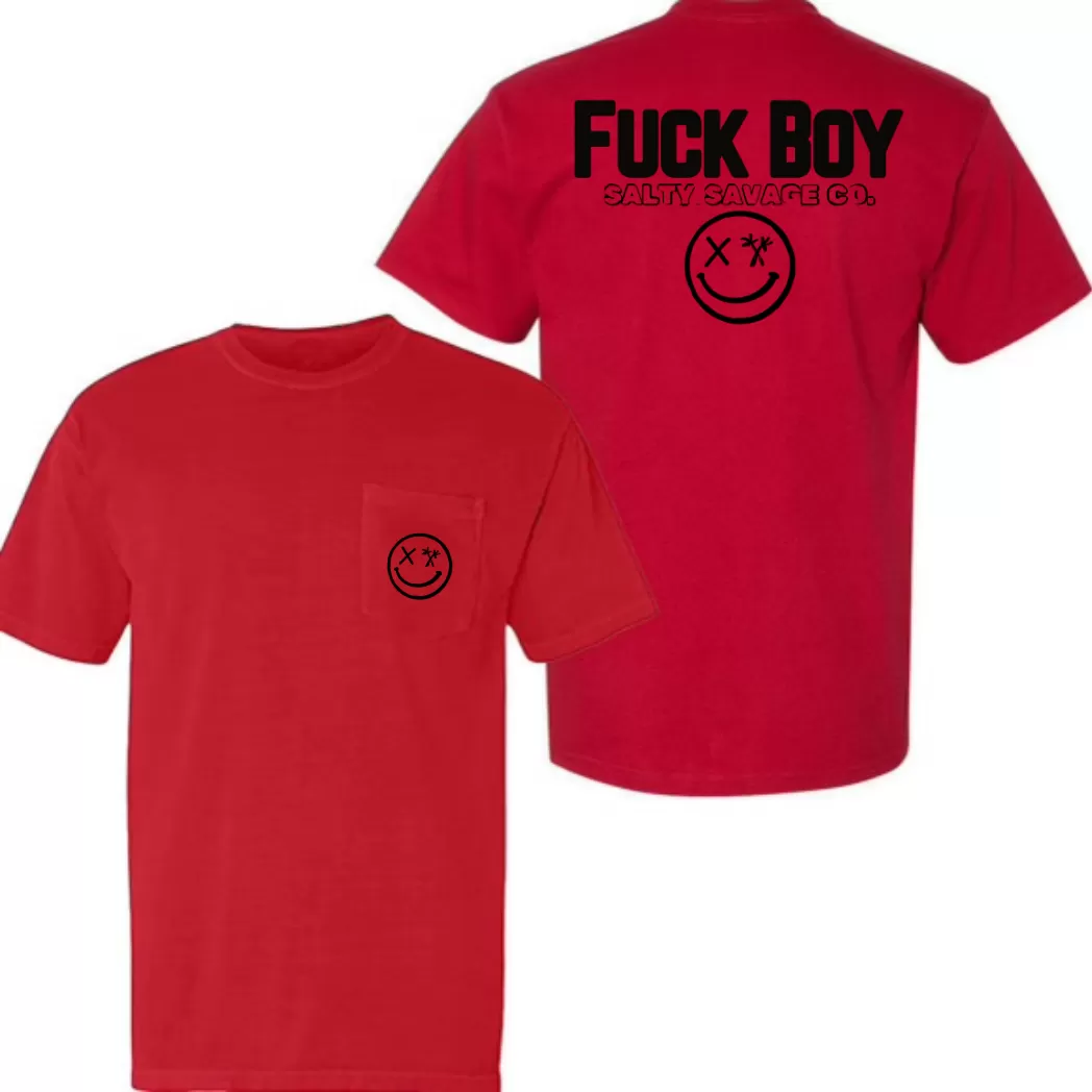 Salty Savage "FUCK BOY" Pocket Tee