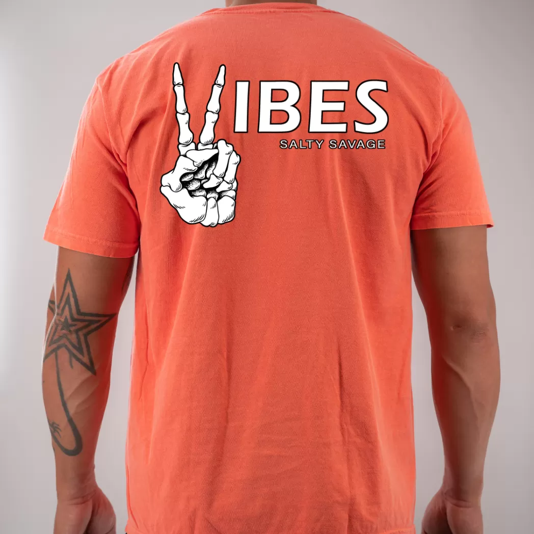 Salty Savage "Vibes" Pocket Tee