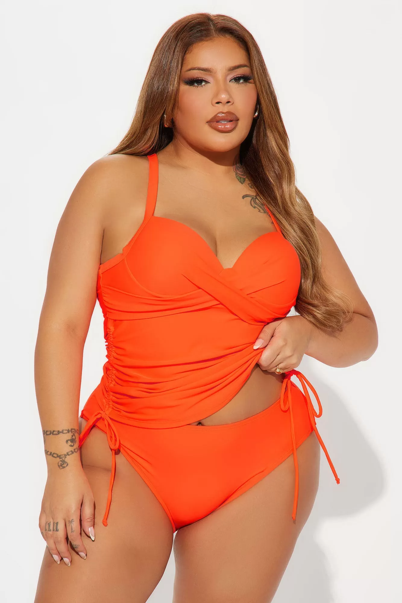 Sayra 2 Piece Tankini - Orange